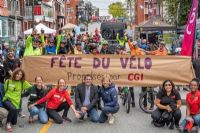 Septième édition de la Fête du vélo de Sherbrooke sur la rue Alexandre le 21 septembre